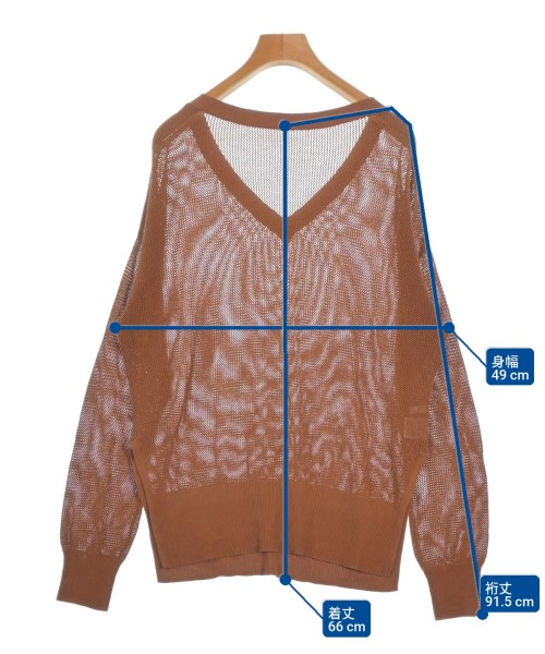 Drawing Numbers（ドローイングナンバーズ）ニット・セーター 茶 サイズ:38(M位) レディース/2200668576062