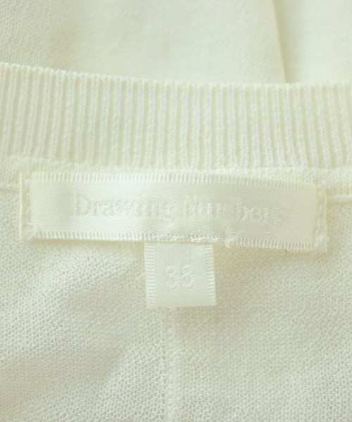 Drawing Numbers（ドローイングナンバーズ）ニット・セーター 白 サイズ:38(M位) レディース/2200676587043