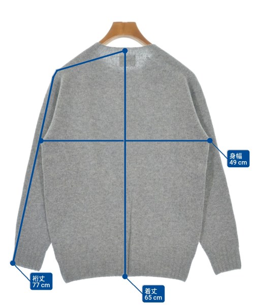 Morris&Sons（モリスアンドサンズ）ニット・セーター グレー サイズ:36(S位) メンズ/2200629774148