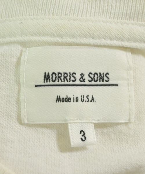 Morris&Sons（モリスアンドサンズ）Tシャツ・カットソー 白 サイズ:3(L位) メンズ/2200641516030