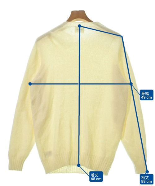 Morris&Sons（モリスアンドサンズ）ニット・セーター 白 サイズ:42(L位) メンズ/2200630637012