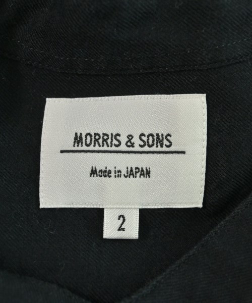 Morris&Sons（モリスアンドサンズ）カジュアルシャツ 黒 サイズ:2(M位) メンズ/2200631568056
