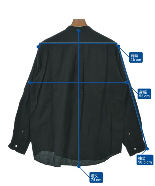 Morris&Sons（モリスアンドサンズ）カジュアルシャツ 黒 サイズ:2(M位) メンズ/2200631568056