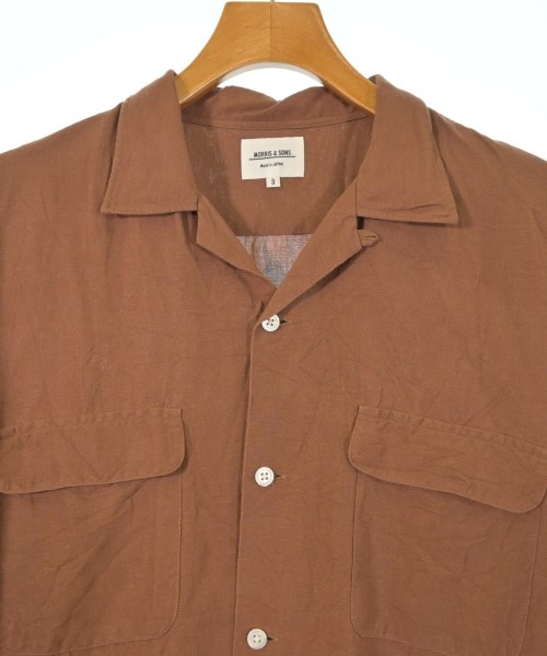 Morris&Sons（モリスアンドサンズ）カジュアルシャツ 茶 サイズ:3(L位) メンズ/2200632196159
