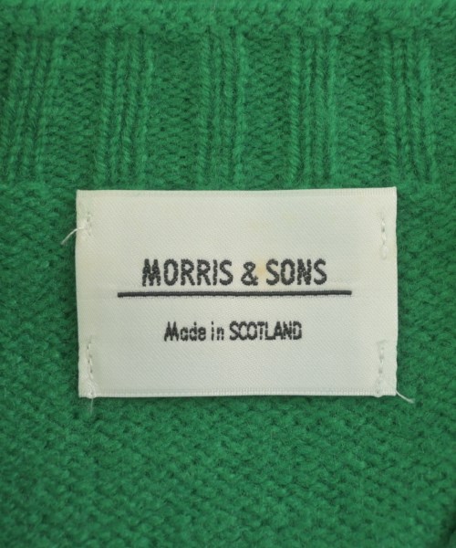 Morris&Sons（モリスアンドサンズ）カーディガン 緑 サイズ:42(XS位) メンズ/2200616009048