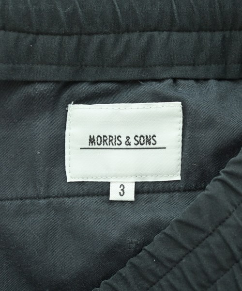 Morris&Sons（モリスアンドサンズ）スラックス 黒 サイズ:3(L位) メンズ/2200673727114