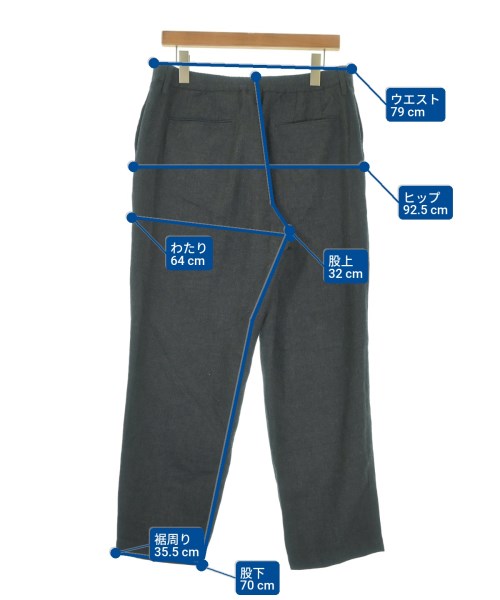 Morris&Sons（モリスアンドサンズ）スラックス グレー サイズ:3(L位) メンズ/2200658818097