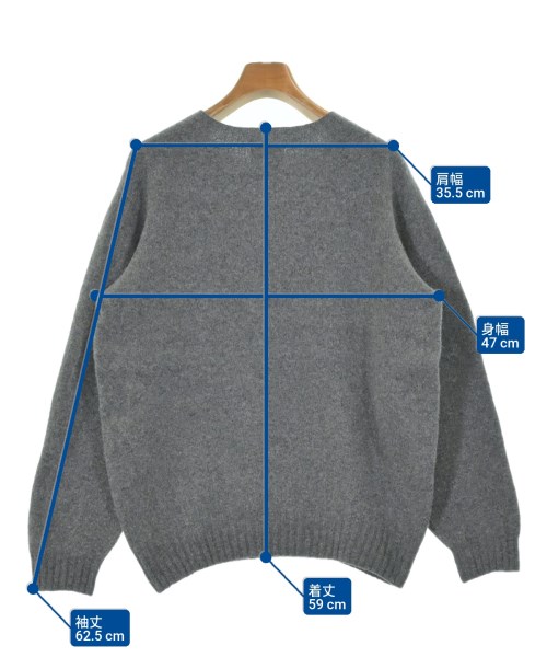 Morris&Sons（モリスアンドサンズ）ニット・セーター グレー サイズ:1(S位) メンズ/2200638240016