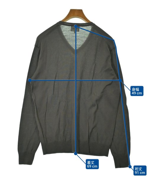 Morris&Sons（モリスアンドサンズ）ニット・セーター グレー サイズ:3(L位) メンズ/2200647333037