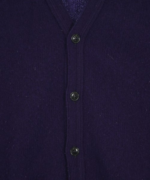 Morris&Sons（モリスアンドサンズ）カーディガン 紫 サイズ:44(S位) メンズ/2200728955011