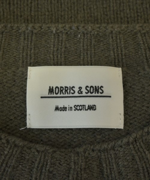 Morris&Sons（モリスアンドサンズ）ニット・セーター カーキ サイズ:42(XS位) メンズ/2200678469118