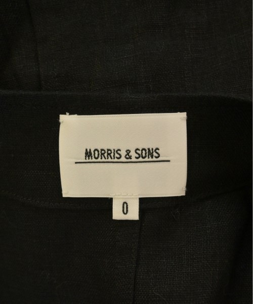 Morris&Sons（モリスアンドサンズ）ノーカラージャケット 黒 サイズ:0