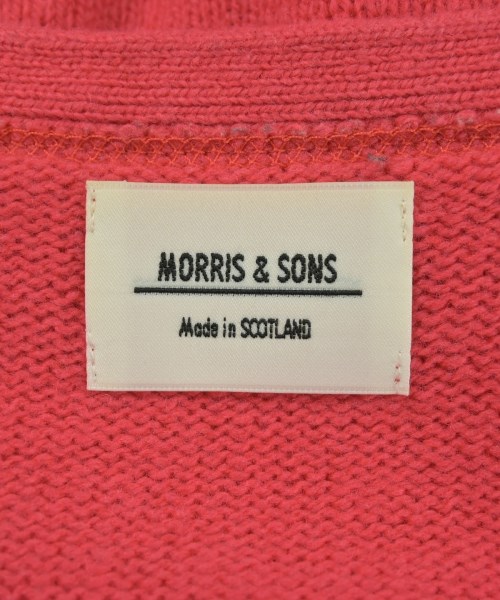 Morris&Sons（モリスアンドサンズ）カーディガン ピンク サイズ:36(S位) レディース/2200611031020