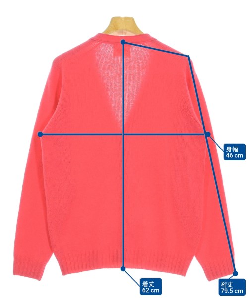 Morris&Sons（モリスアンドサンズ）カーディガン ピンク サイズ:36(S位) レディース/2200611031020