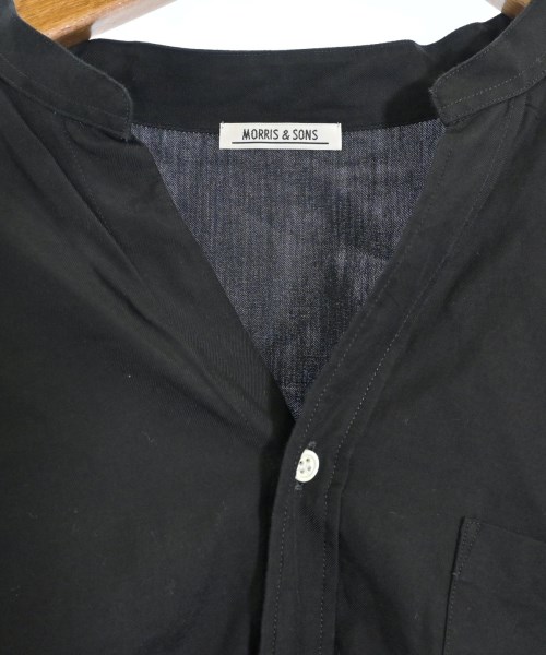 Morris&Sons（モリスアンドサンズ）カジュアルシャツ 黒 サイズ:0(XS位) レディース/2200631298137