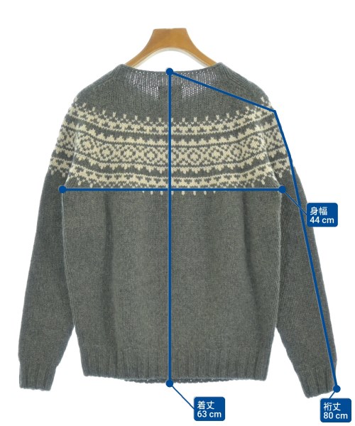 Morris&Sons（モリスアンドサンズ）ニット・セーター グレー サイズ:34(XS位) レディース/2200629102064