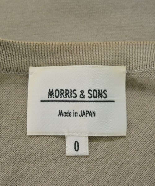 Morris&Sons（モリスアンドサンズ）カーディガン ベージュ サイズ:0(XS位) レディース/2200632344079