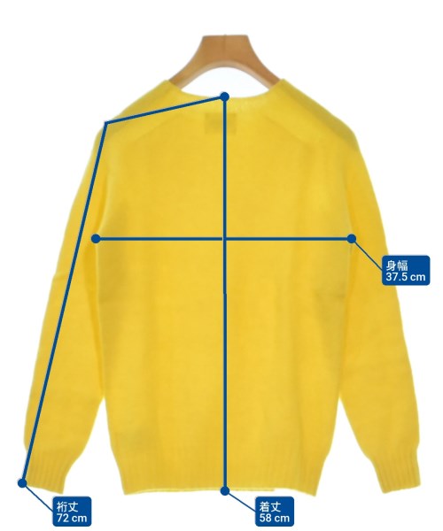 Morris&Sons（モリスアンドサンズ）ニット・セーター 黄 サイズ:34(XS位) レディース/2200620066075