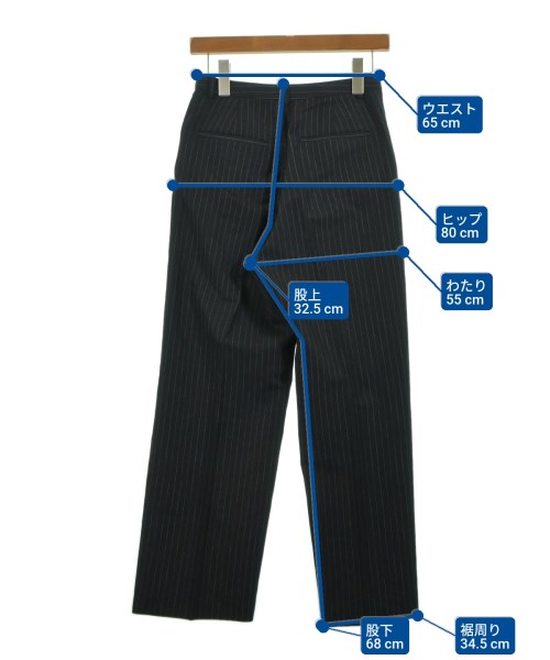 Morris&Sons（モリスアンドサンズ）スラックス 紺 サイズ:0(XS位) レディース/2200617137207