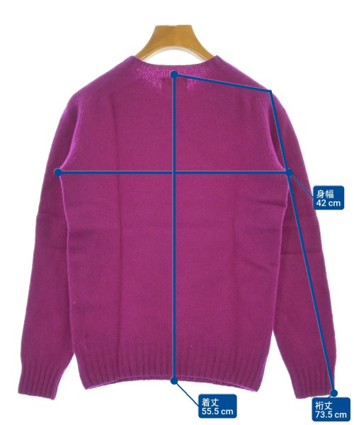 Morris&Sons（モリスアンドサンズ）ニット・セーター 紫 サイズ:34(XS位) レディース/2200614475036