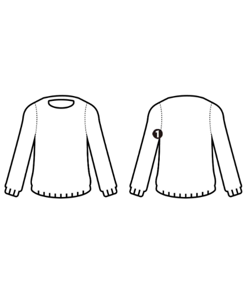 Morris&Sons（モリスアンドサンズ）ニット・セーター 青 サイズ:00(XXS位) レディース/2200675968027