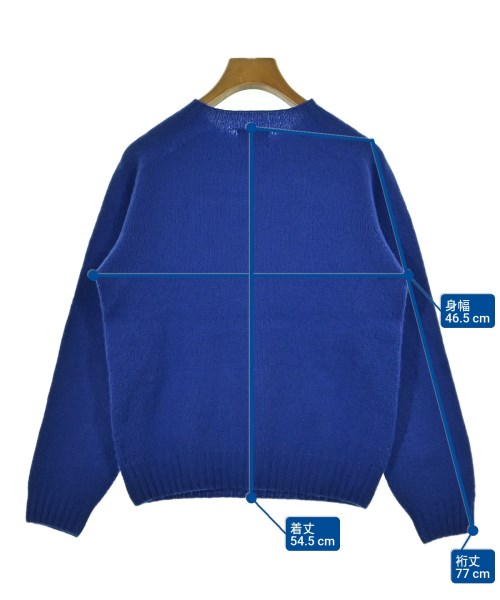 Morris&Sons（モリスアンドサンズ）ニット・セーター 青 サイズ:00(XXS位) レディース/2200675968027