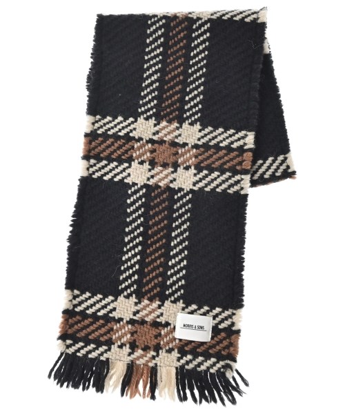 Morris&Sons(モリスアンドサンズ)マフラー 黒 サイズ:-/2200672150081