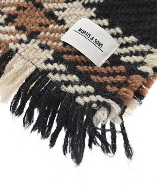 Morris&Sons（モリスアンドサンズ）マフラー 黒 サイズ:- レディース/2200672150081