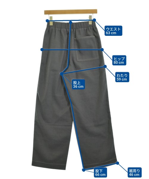 Morris&Sons（モリスアンドサンズ）スラックス グレー サイズ:0(XS位) レディース/2200657627034