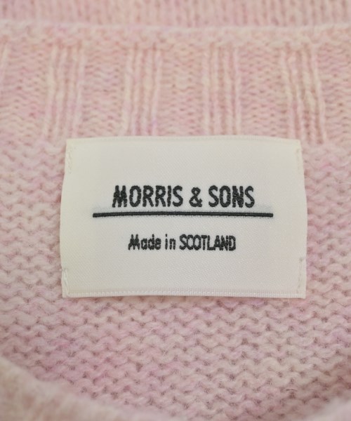 Morris&Sons（モリスアンドサンズ）カーディガン ピンク サイズ:0(XS位) レディース/2200629773035