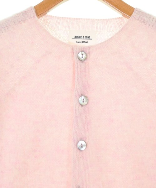 Morris&Sons（モリスアンドサンズ）カーディガン ピンク サイズ:0(XS位) レディース/2200629773035