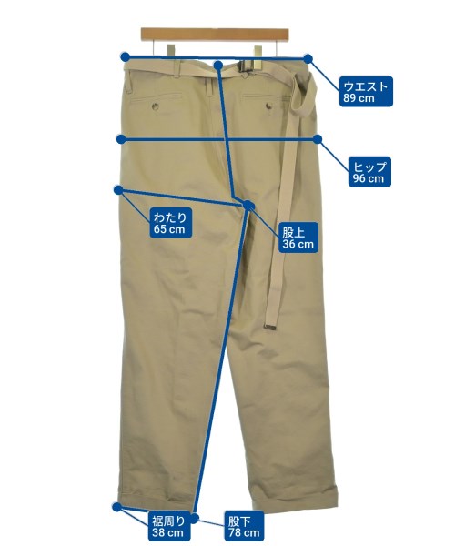 MAISON EUREKA（メゾンエウレカ）チノパン ベージュ サイズ:S レディース/2200622648019