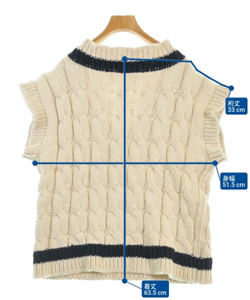 MAISON EUREKA（メゾンエウレカ）ニット・セーター 白 サイズ:F レディース/2200680244024