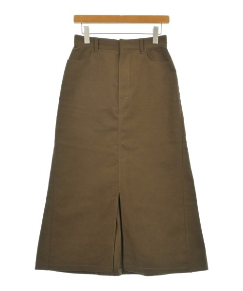 MAISON EUREKA(メゾンエウレカ)ロング・マキシ丈スカート 茶 サイズ:38(M位)/2200661099056