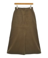 MAISON EUREKA（メゾンエウレカ）ロング・マキシ丈スカート 茶 サイズ:38(M位) レディース/2200661099056