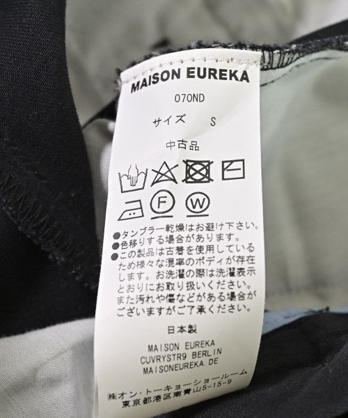 MAISON EUREKA（メゾンエウレカ）チノパン 黒 サイズ:S レディース/2200705773140