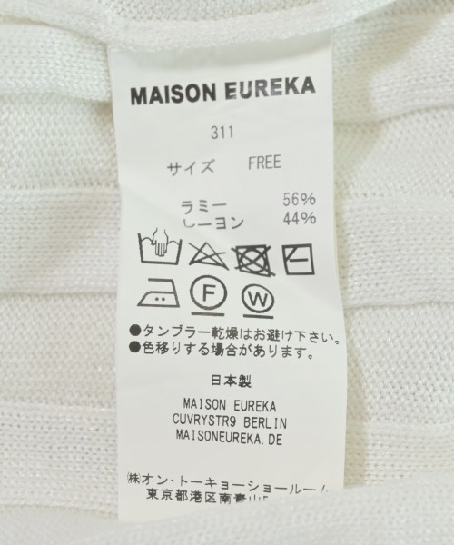 MAISON EUREKA（メゾンエウレカ）ニット・セーター 白 サイズ:F レディース/2200705014380