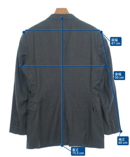 MAISON EUREKA（メゾンエウレカ）テーラードジャケット グレー サイズ:S レディース/2200666745101