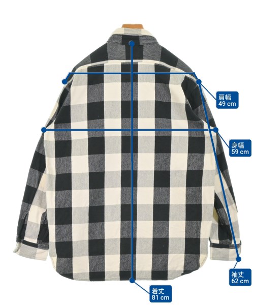 MAISON EUREKA（メゾンエウレカ）カジュアルシャツ 白 サイズ:M メンズ/2200670477029