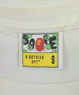 A BATHING APE（アベイシングエイプ）Tシャツ・カットソー 白 サイズ:S レディース/2200610600043