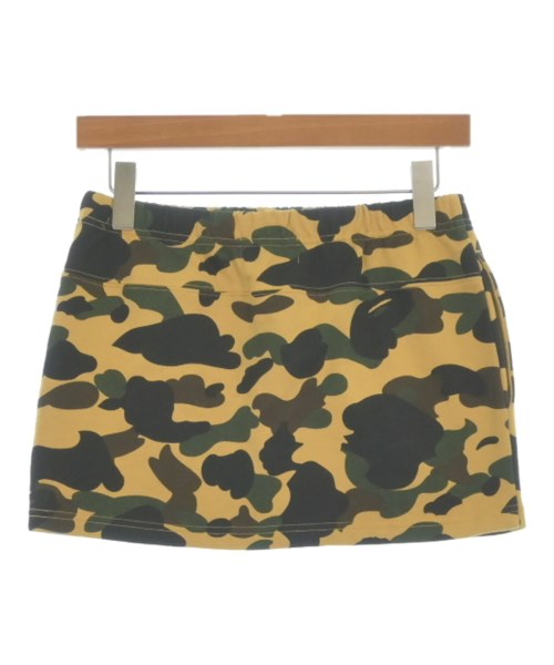 A BATHING APE（アベイシングエイプ）ミニスカート 黄 サイズ:S レディース/2200605603042