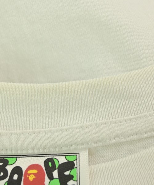 A BATHING APE（アベイシングエイプ）Tシャツ・カットソー 白 サイズ:S レディース/2200674529069