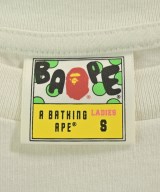 A BATHING APE（アベイシングエイプ）Tシャツ・カットソー 白 サイズ:S レディース/2200674529069
