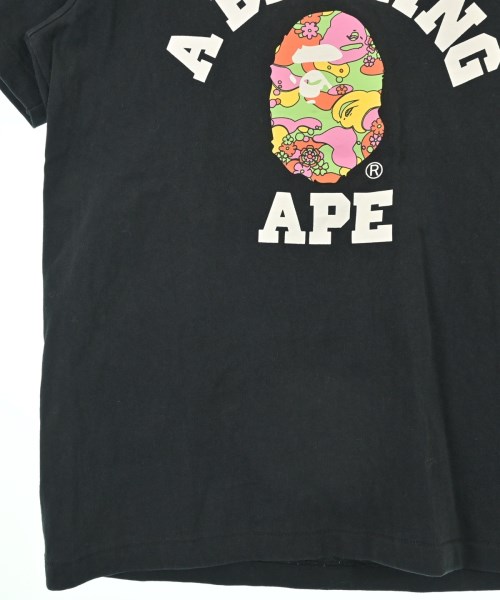 A BATHING APE（アベイシングエイプ）Tシャツ・カットソー 黒 サイズ:S レディース/2200674529083