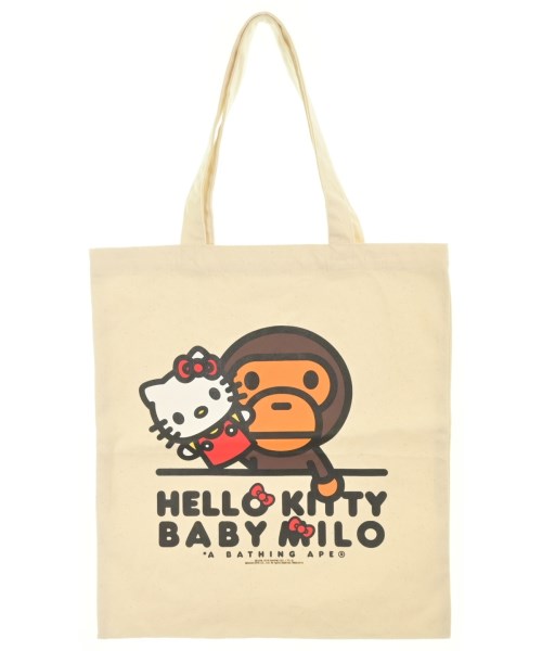 A BATHING APE(アベイシングエイプ)トートバッグ 白 サイズ:-/2200695124076