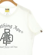A BATHING APE（アベイシングエイプ）Tシャツ・カットソー 白 サイズ:S レディース/2200701524128