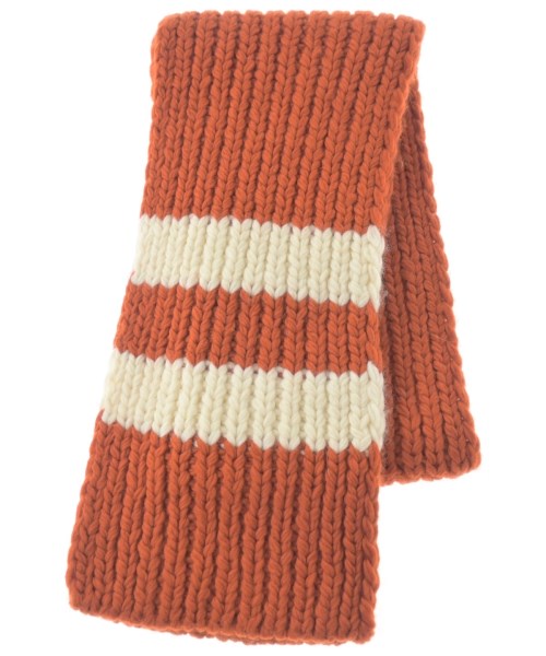 A BATHING APE(アベイシングエイプ)マフラー オレンジ サイズ:-/2200653887951