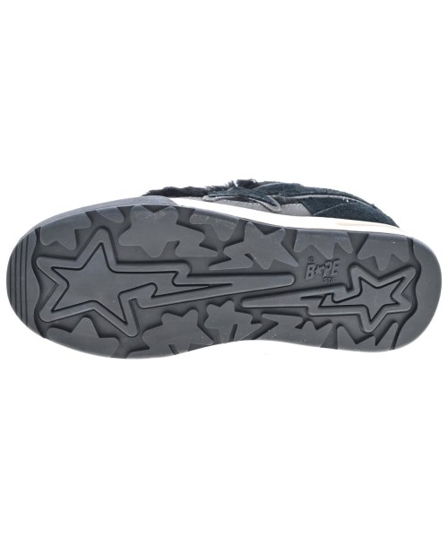 A BATHING APE（アベイシングエイプ）スニーカー 黒 サイズ:24cm レディース/2200645866063