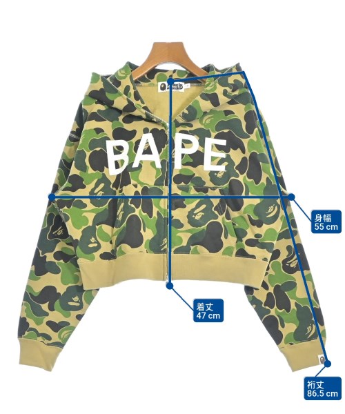 A BATHING APE（アベイシングエイプ）パーカー ベージュ サイズ:M レディース/2200645866117