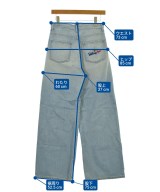 A BATHING APE（アベイシングエイプ）デニムパンツ 青 サイズ:S レディース/2200647092118